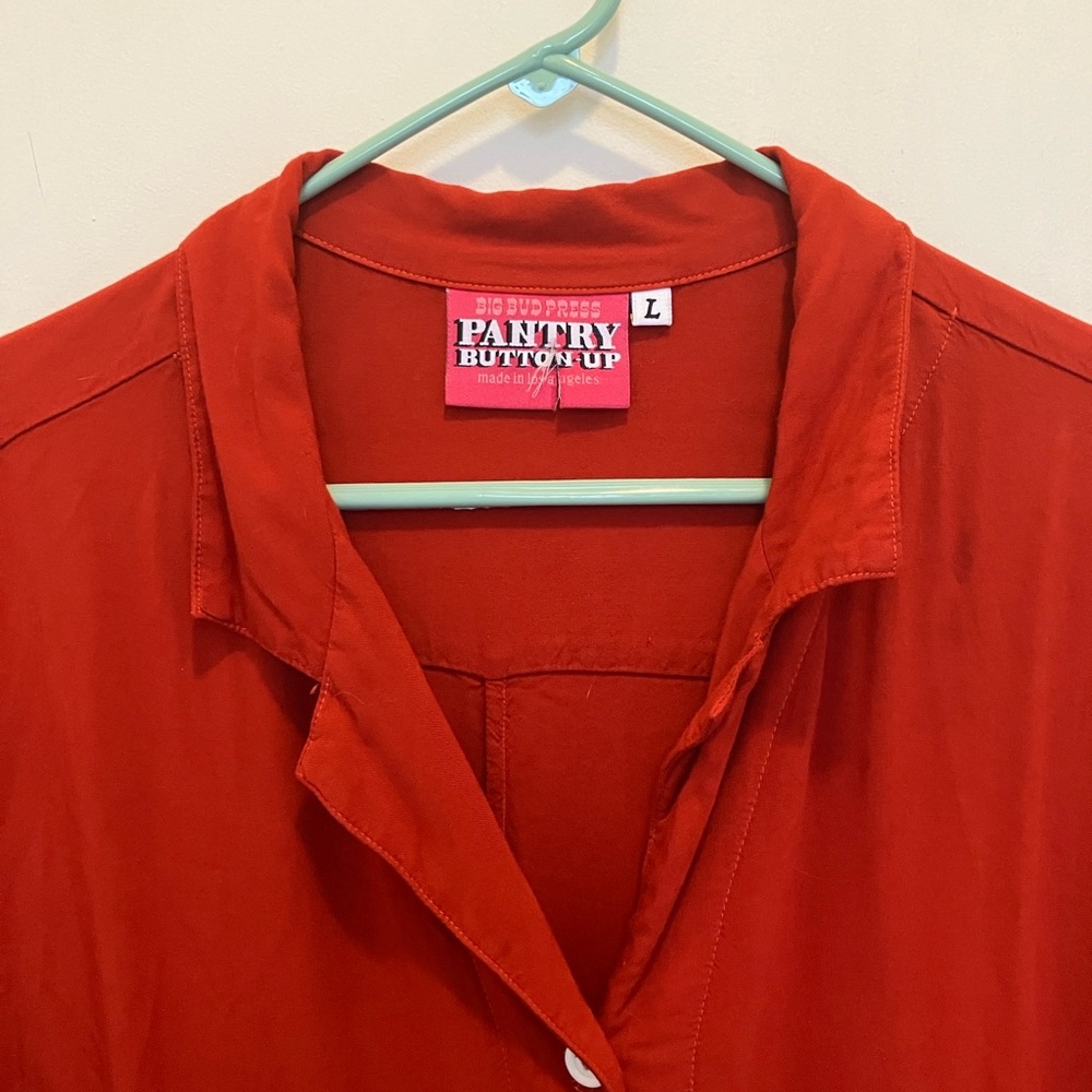 Big Bud Press Red Long Sleeve Pantry Shirt